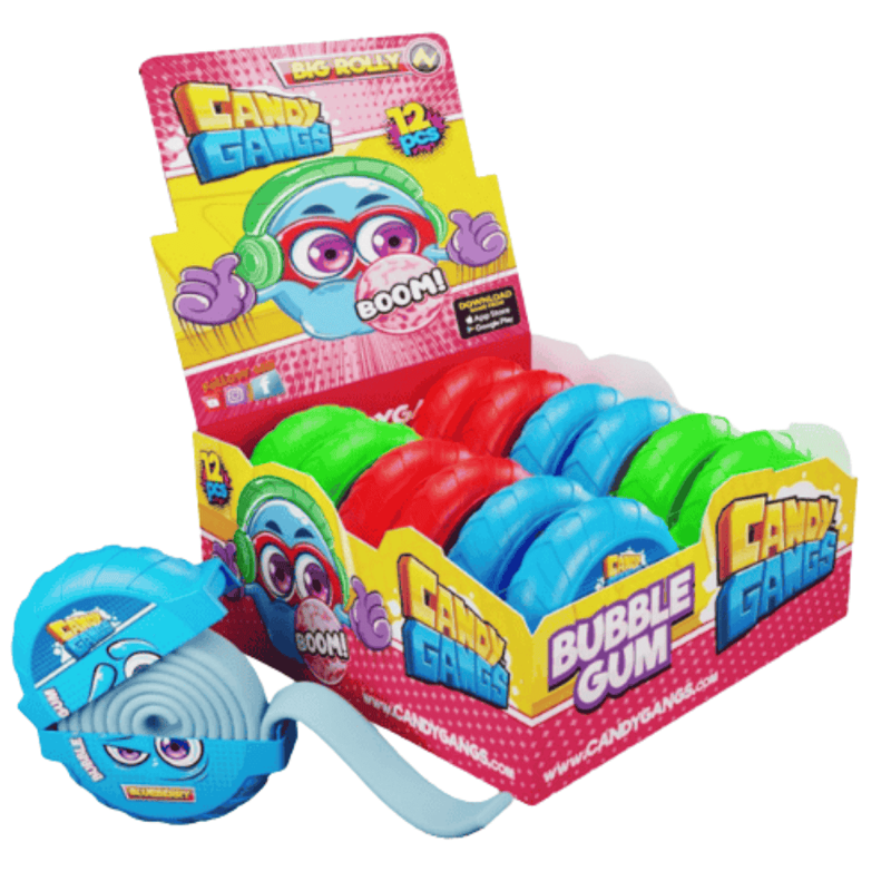 CANDY GANGS BIG ROLLY 40g zvýkačky (Balení:12ks 1ks=11,50Kč)