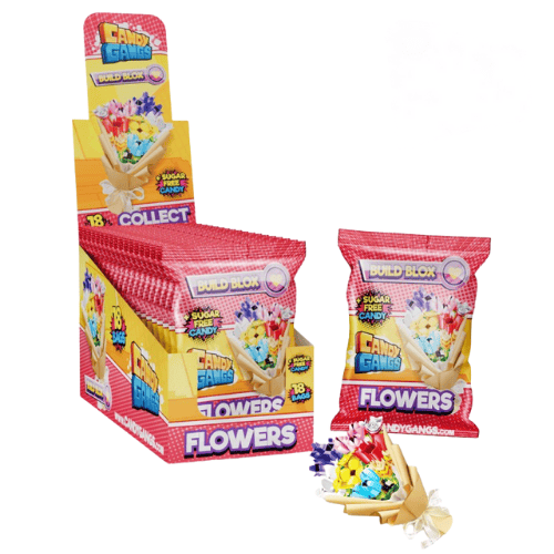 CANDY GANGS BUILD FLOWERS 1g cukrovinka (Balení:18ks 1ks=6,90Kč)