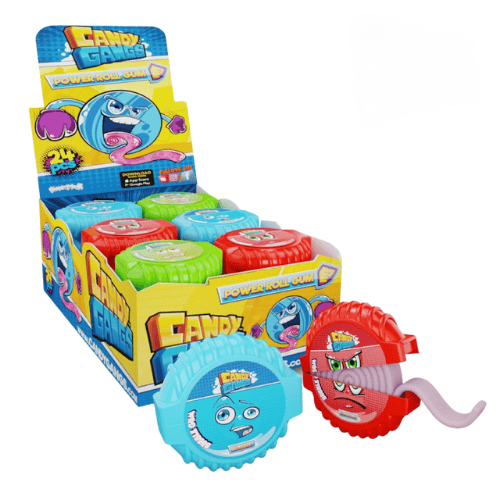 CANDY GANGS POWER ROLL 12g zvýkačky (Balení:24ks 1ks=5Kč)