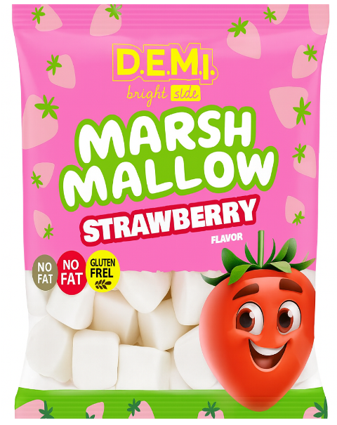 MARSHMALLOW STRAWBERRY 150g bonbóny MARSHMALLOW STRAWBERRY 150g bonbóny