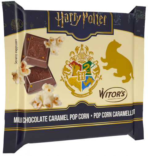 HARRY POTTER 40g mléčná s popcornem