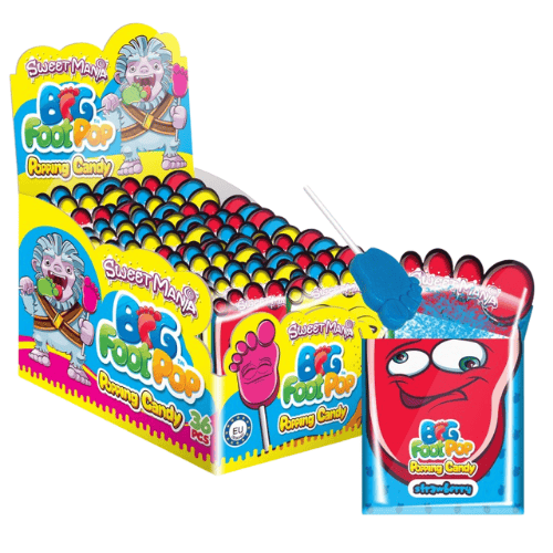 BIG FOOT POP 15g lízátko s práškem (Balení:36ks 1ks od 4,15Kč)(exp.11/25)