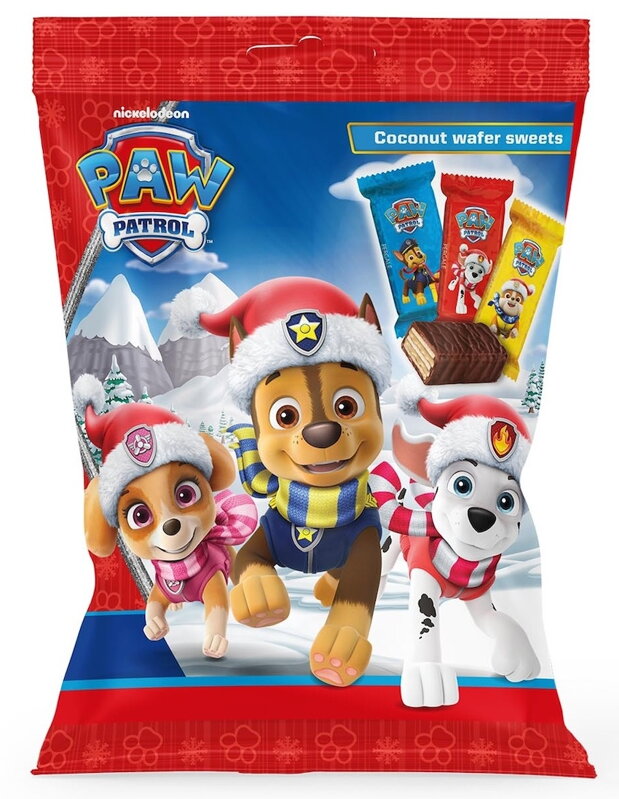 PAW PATROL CHRISTMAS WAFFERS 150g tyčinky