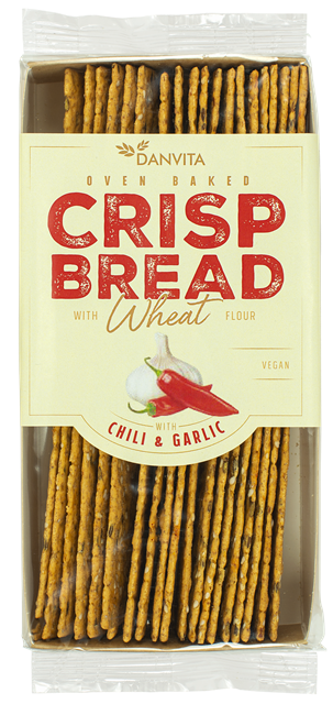 DANVITA CRISP BREAD 130g chilli/česnek