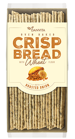 DANVITA CRISP BREAD 130g cibule