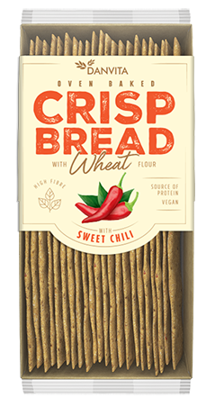 DANVITA CRISP BREAD 130g sweet chilli