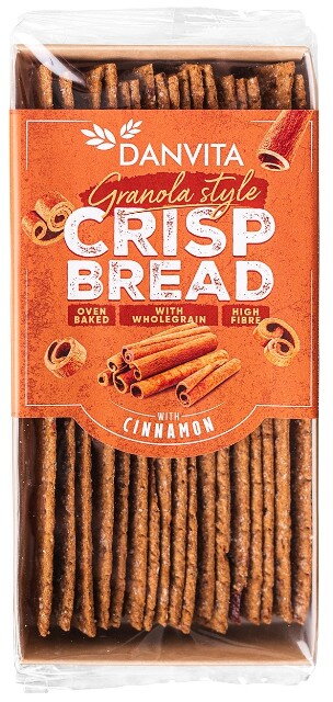 DANVITA CRISP BREAD 130g skořice