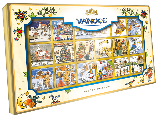 VÁNOCE LADA 90g čokoládové napolitanky