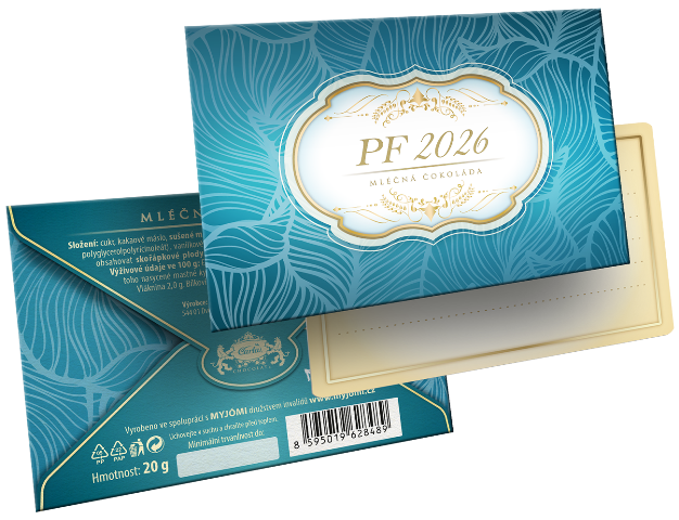 PF 2026 20g mléčná čokoláda (obálka)