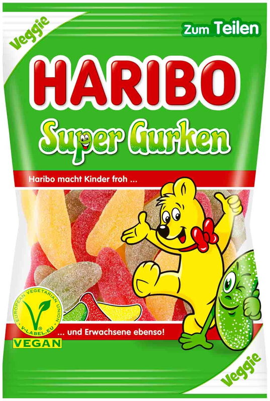 HARIBO SUPER GURKEN 175g želé bonbóny