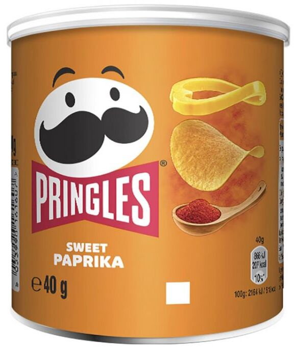 PRINGLES SWEET PAPRIKA 40g paprikové chipsy PRINGLES SWEET PAPRIKA 40g paprikové chipsy