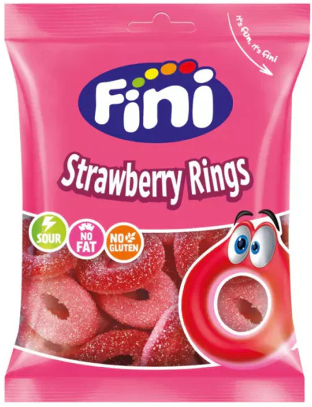 STRAWBERRY RING 75g želé bonbóny STRAWBERRY RING 75g želé bonbóny