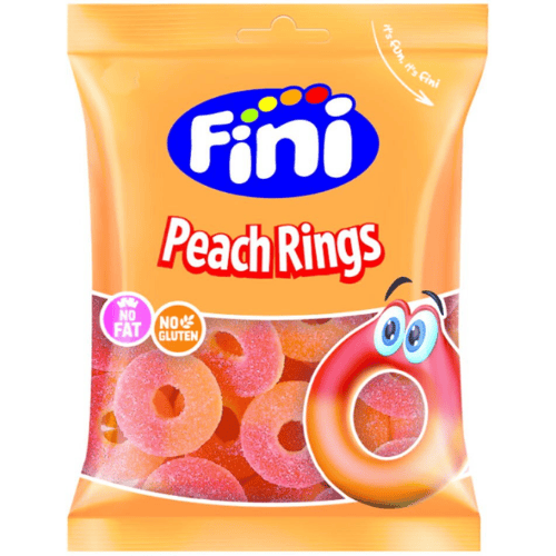 PEACH RING 75g želé bonbóny PEACH RING 75g želé bonbóny