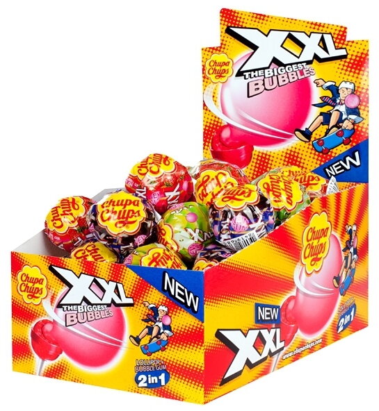 CHUPA CHUPS XXL 25g lízátka (Balenie:25ks 1ks=13,50Kč) CHUPA CHUPS XXL 25g lízátka (Balenie:25ks 1ks=13,50Kč)