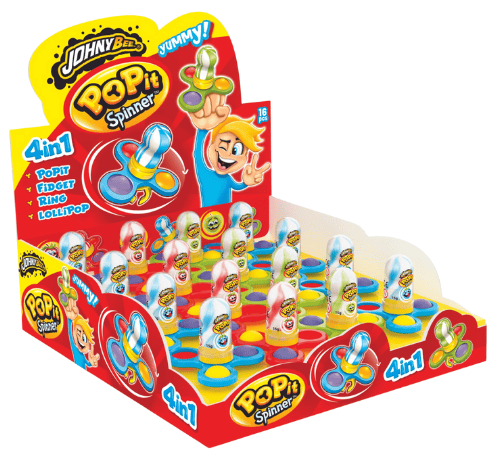 POP IT SPINER 10g lízátko s hračkou (Balení:16ks 1ks=21Kč) POP IT SPINER 10g lízátko s hračkou (Balení:16ks 1ks=21Kč)
