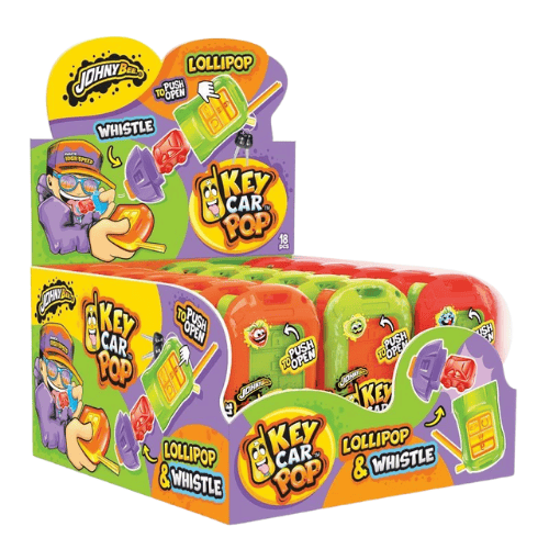 CAR POP 10g hračka s lízátkem (Balení:18ks 1ks=20Kč) CAR POP 10g hračka s lízátkem (Balení:18ks 1ks=20Kč)