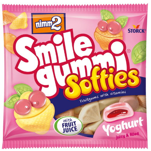 NIMM2 SOFTIES YOGURT 90g ovocné bonbóny NIMM2 SOFTIES YOGURT 90g ovocné bonbóny
