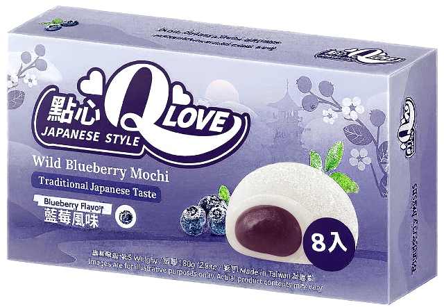 QLOVE MOCHI 80g lesní ovoce
