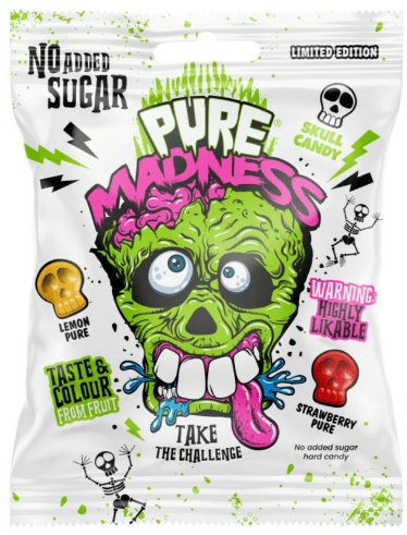 SOUR MADNESS PURE 60g superkyselé bonbóny