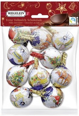 CHRISTMAS BALLS 100g mléčné čokoládky CHRISTMAS BALLS 100g mléčné čokoládky