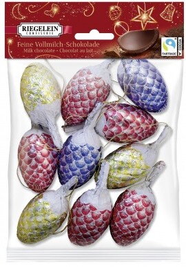 CHRISTMAS CONES 100g mléčné čokoládky CHRISTMAS CONES 100g mléčné čokoládky