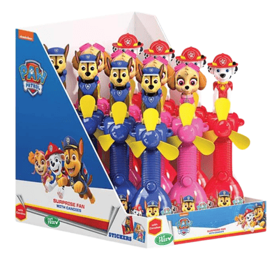 PAW PATROL FUNKY FUNS 10g ventilátor s bonbóny (Baleni:12ks 1ks=49Kč)