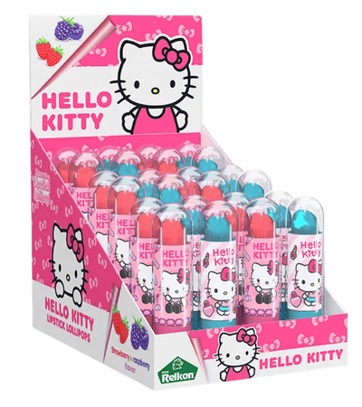 HELLO KITTY LIPSTICK 10g ovocné lízátko (Balení:24ks 1ks=16Kč)
