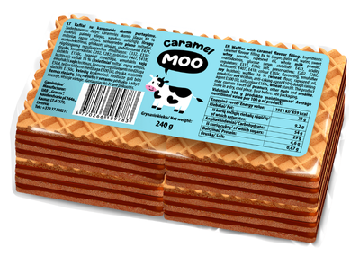 MOO CARAMEL 240g grilašky s mléčnou čokoládou