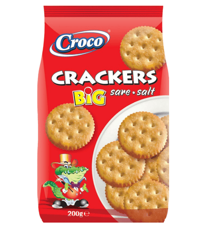 CROCO BIG CRACERS 200g slané krekry