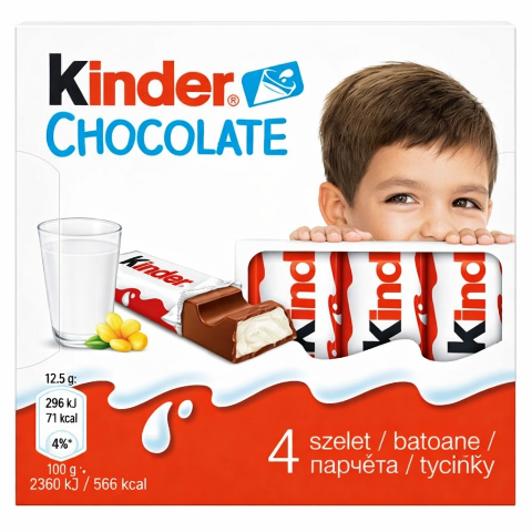 KINDER CHOCOLATE 50g mléčné čokoládky 
