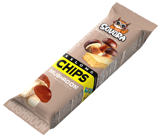 LONG CHIPS MUSHROOM 70g houbové