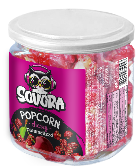 POPCORN CHERRY 70g višňový