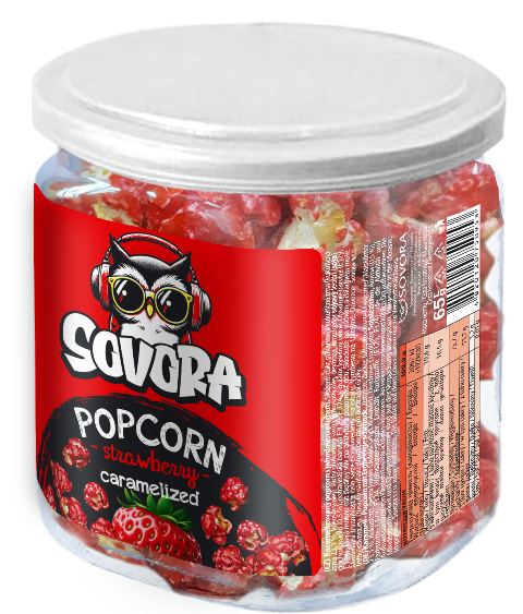 POPCORN STRAWBERRY 70g jahodový