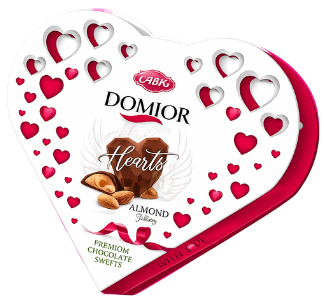 HEART RED 100g mliéčný dezert