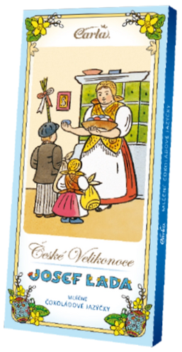 VELIKONOCE / LADA 50g mléčné čokoládky
