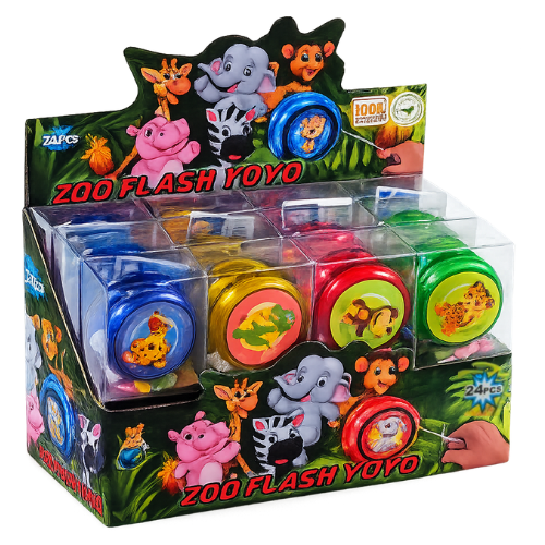 ZOO FLASH YOYO 10g hračka+bonbóny (Balení:24ks 1ks=17,50Kč)