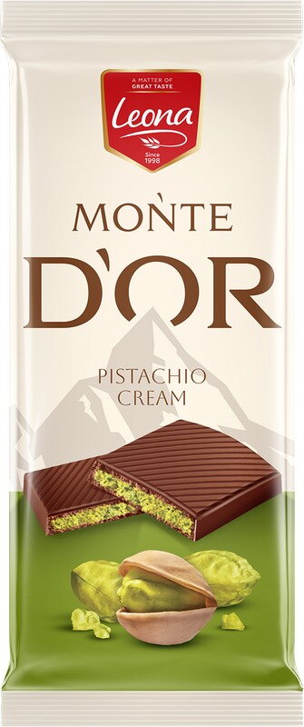 MONTE D´OR 90g pistácoivá čokoláda
