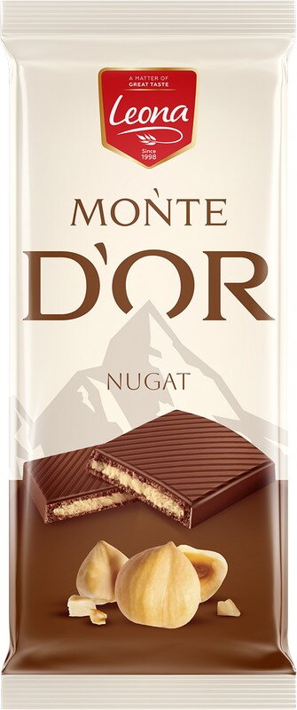 MONTE D´OR 90g nugátová čokoláda