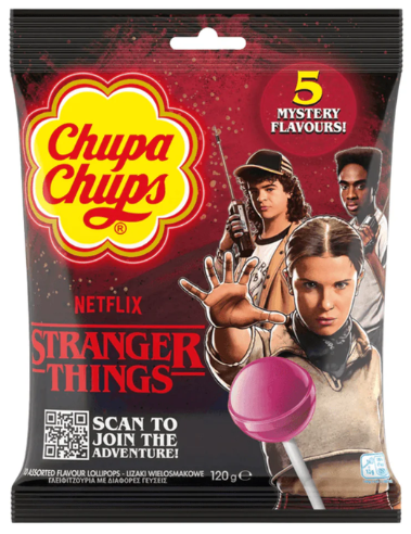 CHUPA CHUPS STRANGER THINGS UP 120g lízátka