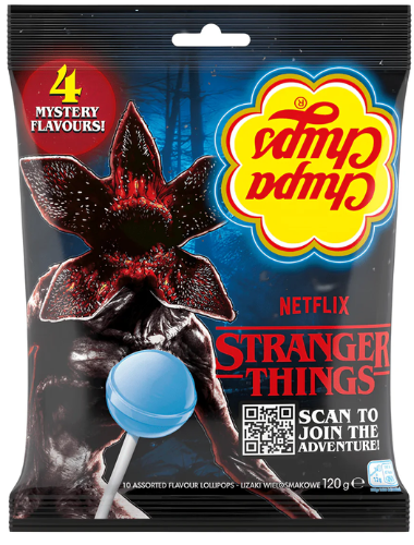 CHUPA CHUPS STRANGER THINGS DOWN 120g lízátka