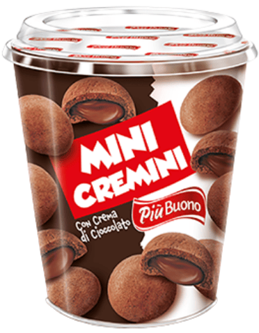 PIU BUONO MINI CREMINI 125g čokoládové sušenky