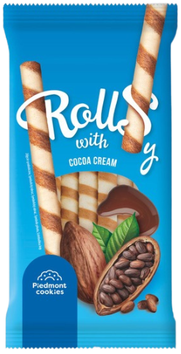 PIDEMONT ROLLS 160g kakaové trubičky