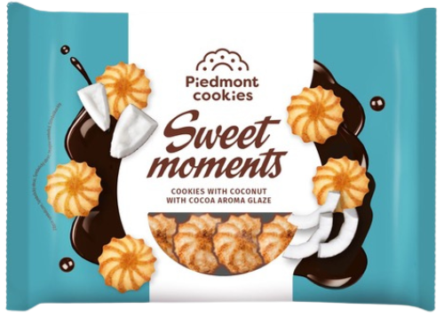 SWEET MOMENTS 180g kokosové keksy