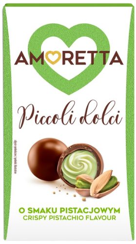 AMORETTA PICCOLI DOLCI 155g pistaciový dezert