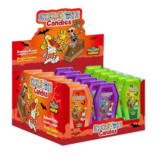 CANDY SKELETON 25g zabavná cukrovinka (Balení:12ks 1ks=16Kč)