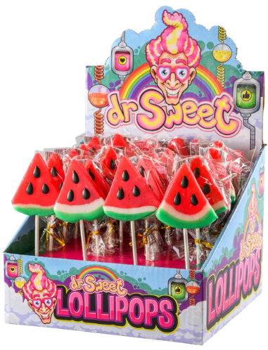 FELKO LOLLIPOPS 20g melounová lízátka (Balení:24ks 1ks=10Kč)