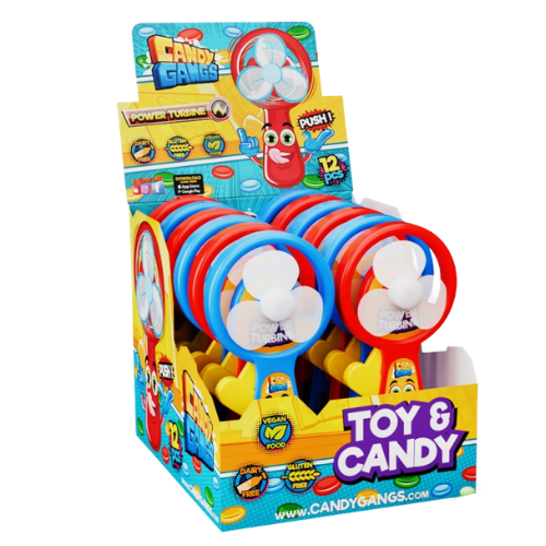 CANDY GANGS POWER TURBIN 5g cukrovinka s hračkou (Balení:12ks 1ks=23Kč)