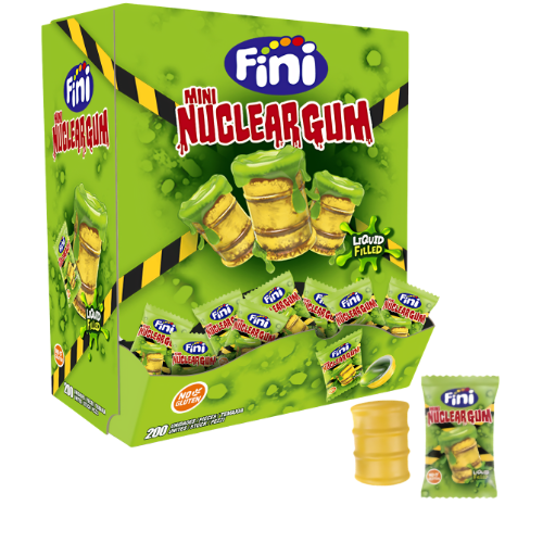 FINI NUCLEAR GUM 5g zvýkačka (Balení:200ks 1ks od 1,50Kč)
