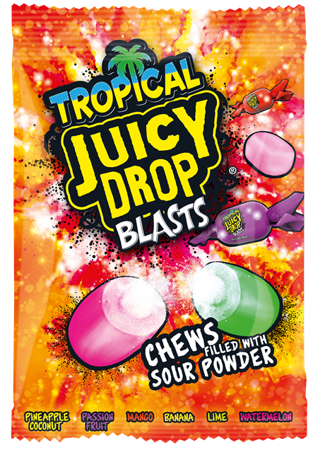 BAZOOKA TROPICAL 120g žvýkací bonbóny