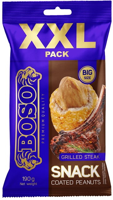 BOSO SNACK XXL 190g griled steak